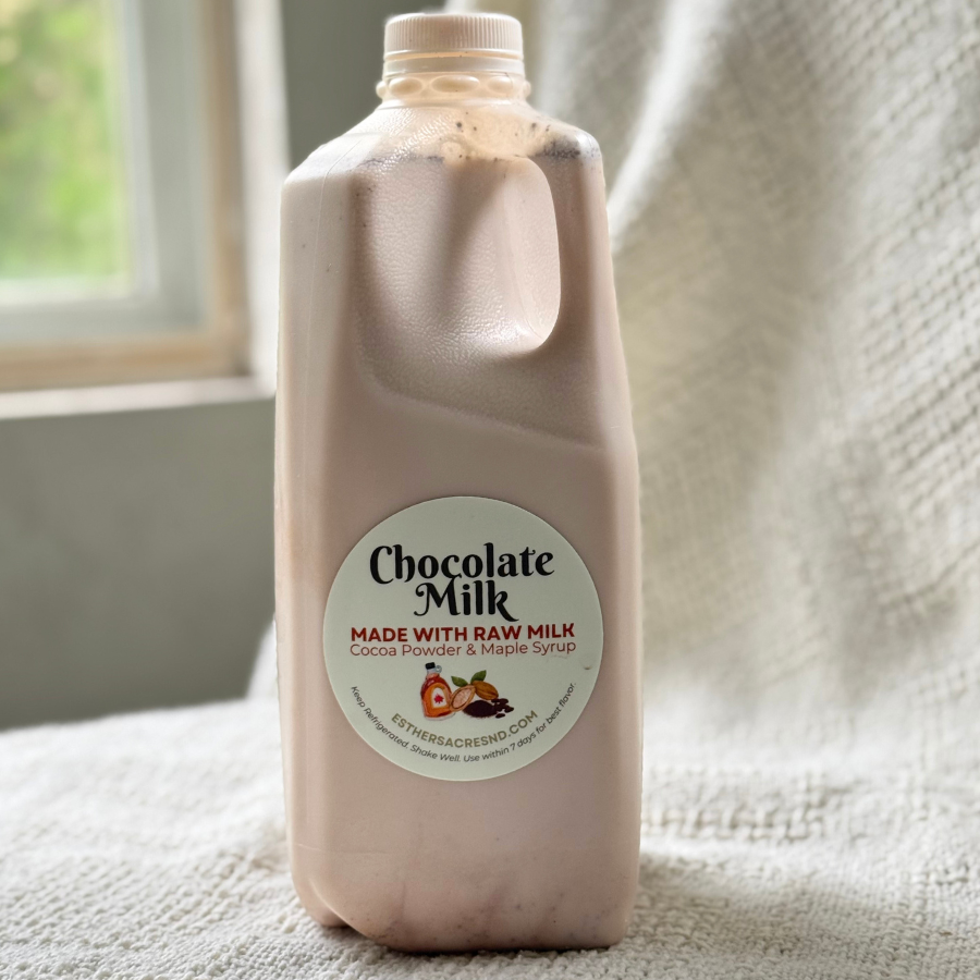 Whole Raw Chocolate Milk | Esther's Acres