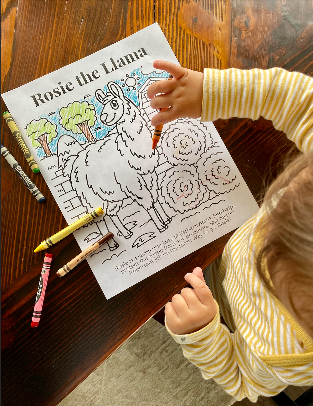 Rosie Coloring Page, Kids Coloring Pages